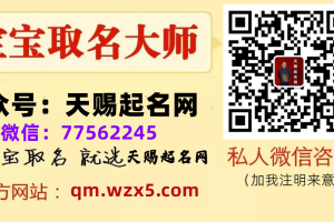 天赐起名网关于在线生辰八字取名的建议
